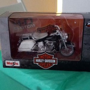 Toy motorbike Harley Davidson, color black